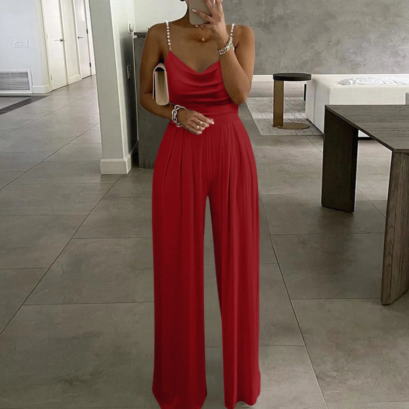 Chic Backless Summer Jumpsuit - WellnessWays Fitness and Wellbeing