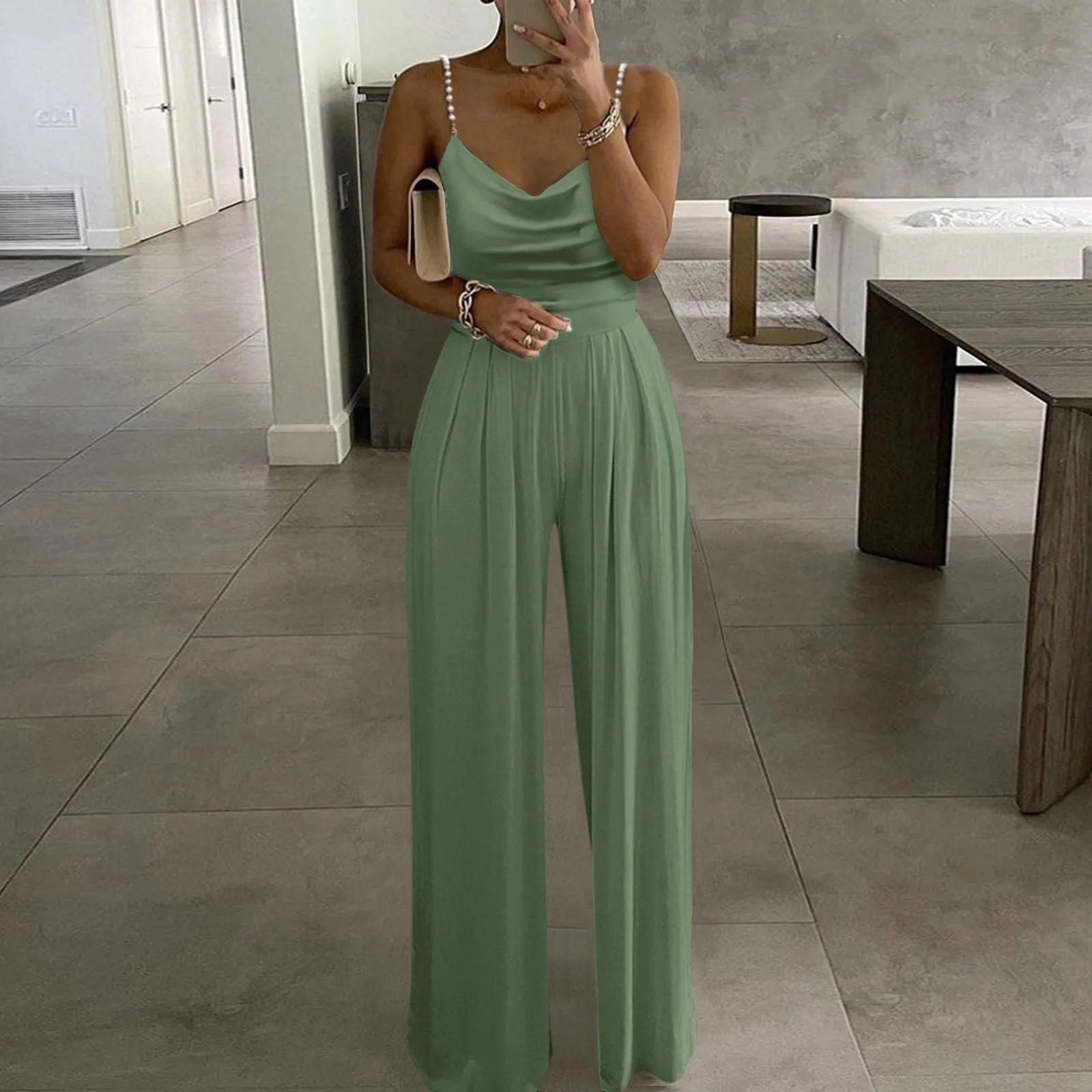 Chic Backless Summer Jumpsuit - WellnessWays Fitness and Wellbeing