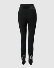 Chic Leather Skinny Pants - WellnessWays Fitness and Wellbeing