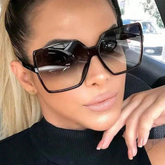 Chic Retro Oversized Sunglasses - WellnessWays Fitness and Wellbeing