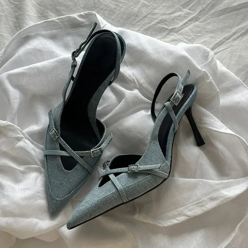 Chic Summer Pointed Toe Sandals - WellnessWays Fitness and Wellbeing