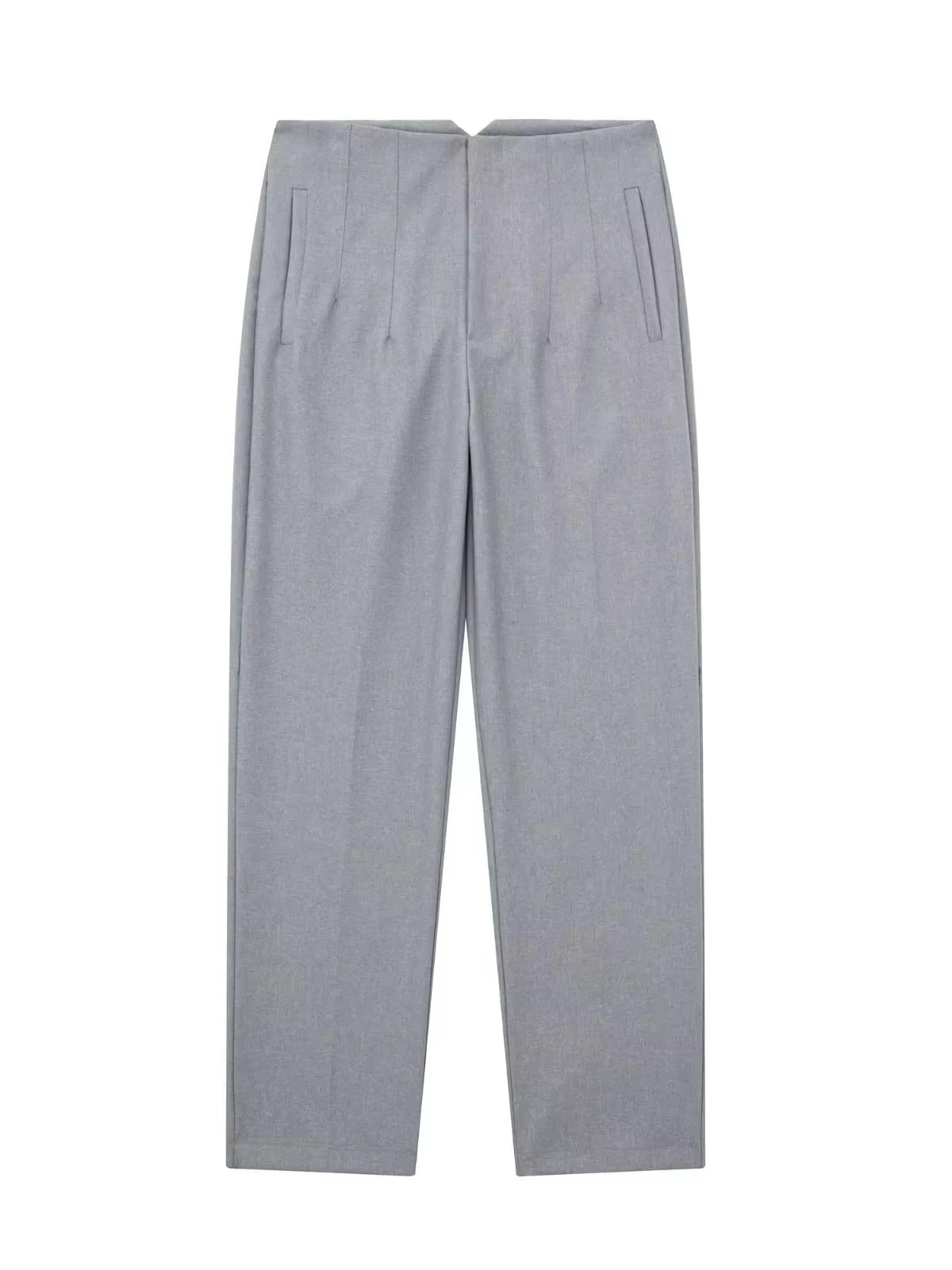 Chic Vintage High Waist Trousers