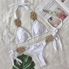 Elegant Brazilian Knit Bikini - WellnessWays Fitness and Wellbeing