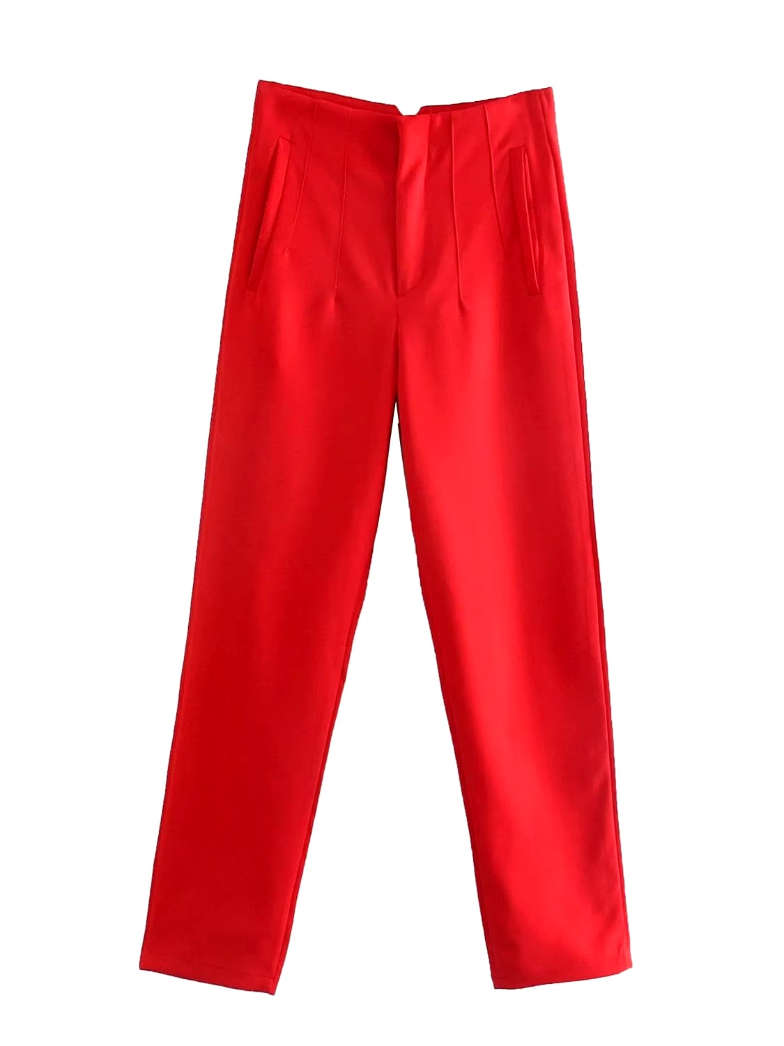 Chic Vintage High Waist Trousers