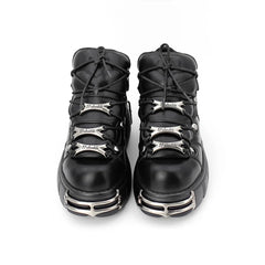 Gothic Punk Lace-Up Boots