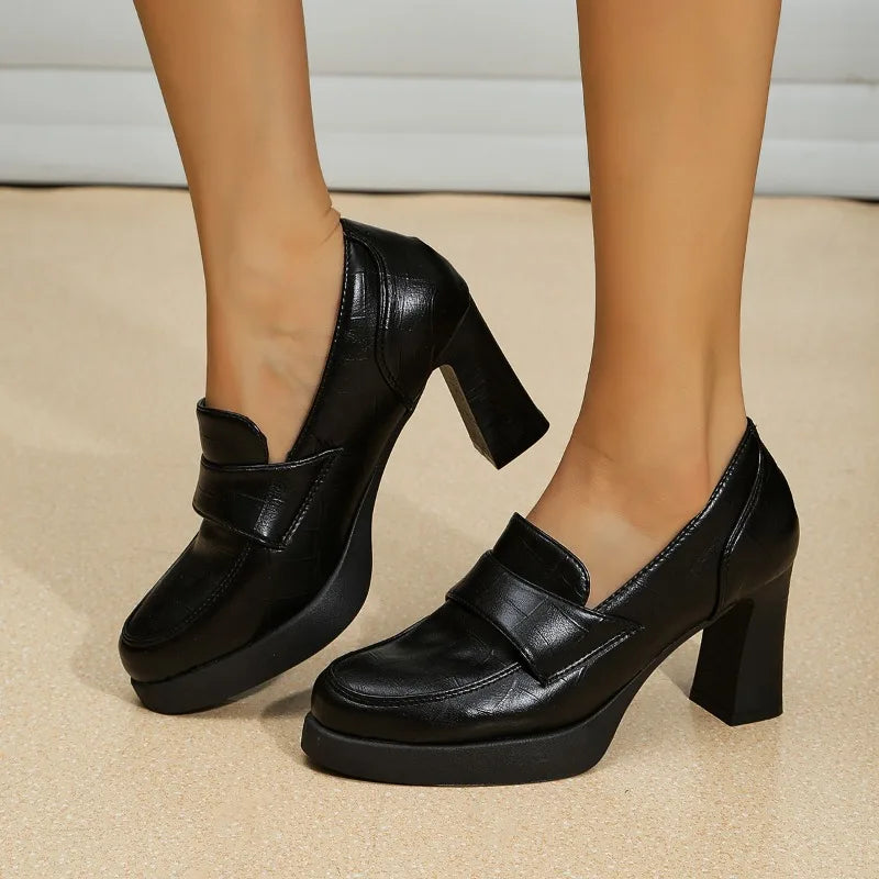 Vintage Chic Platform Heels