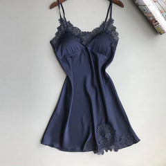 Ice Silk Lace Nightwear Set