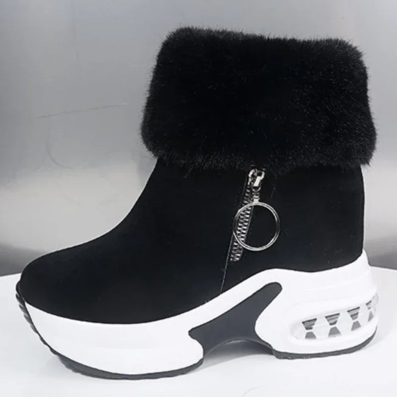 Plush Winter Platform Boots