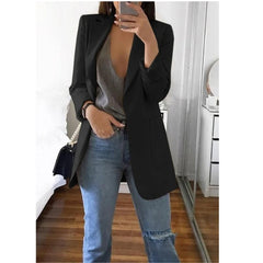 Chic Slim Fit Cardigan Blazer