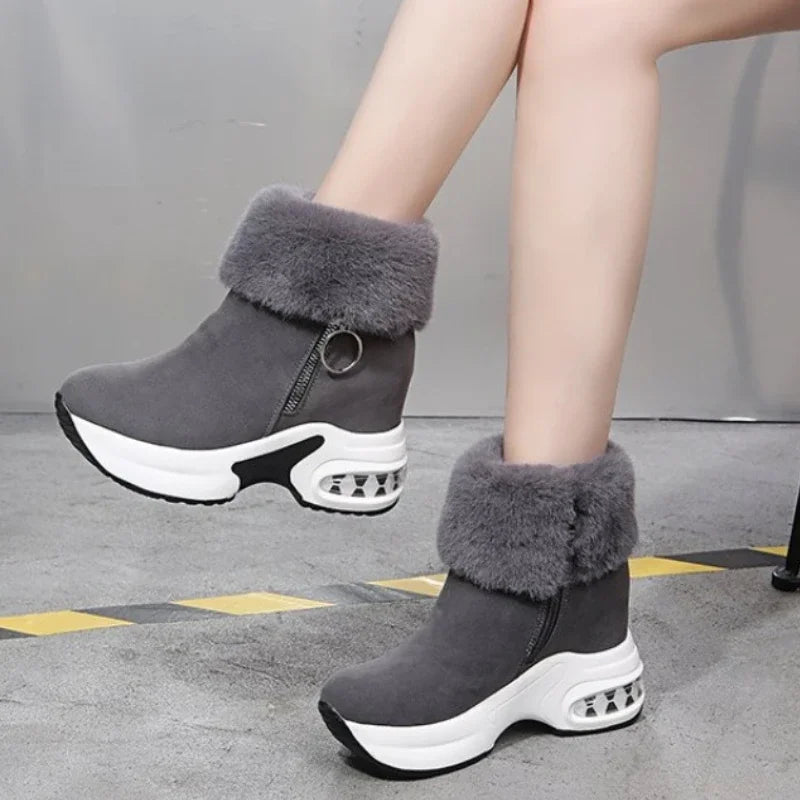 Plush Winter Platform Boots