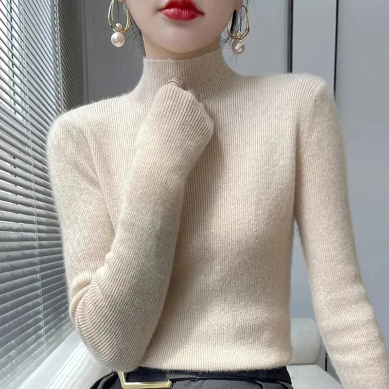 Knit Half Turtleneck Sweater