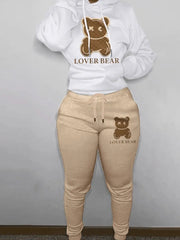 Cozy Lover Bear Tracksuit Set