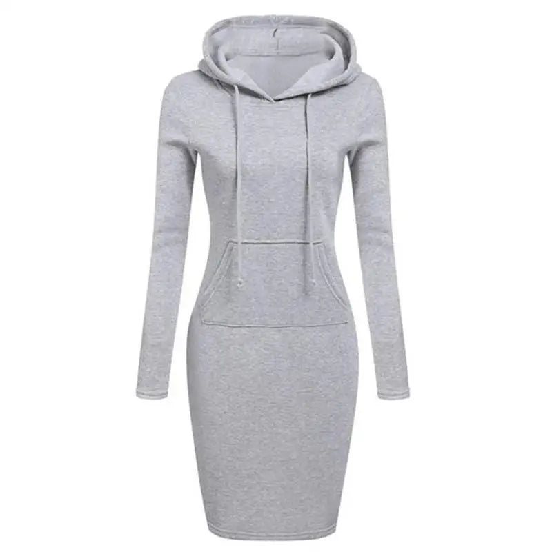 Chic Hooded Dress for Women