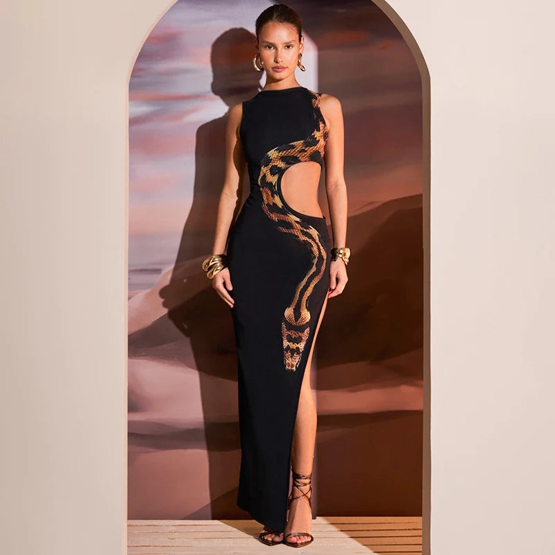 Glamorous Slither Maxi Dress