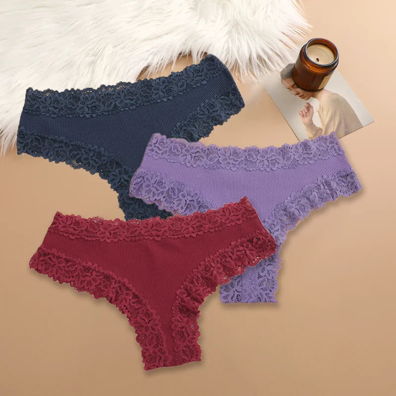 Floral Lace Comfort Briefs