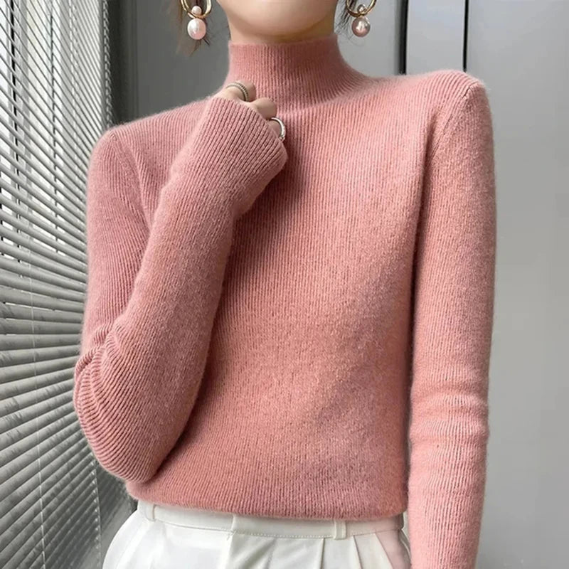 Knit Half Turtleneck Sweater