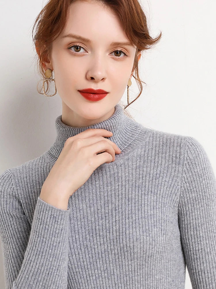 Cozy Cashmere Turtleneck Sweater