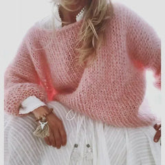 Cozy Mohair Lantern Sweater