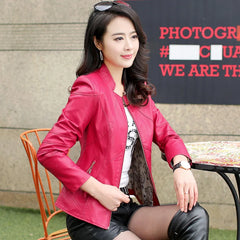 Elegant Sheepskin Leather Jacket