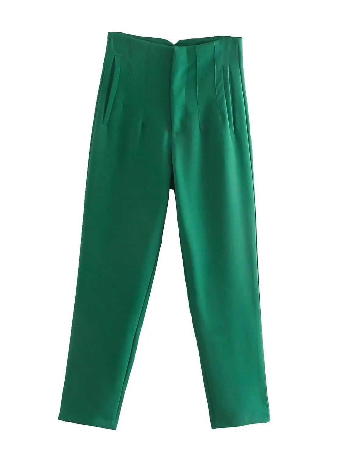 Chic Vintage High Waist Trousers