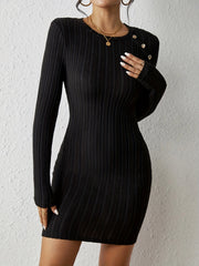 Chic Slim Fit Knit Dress