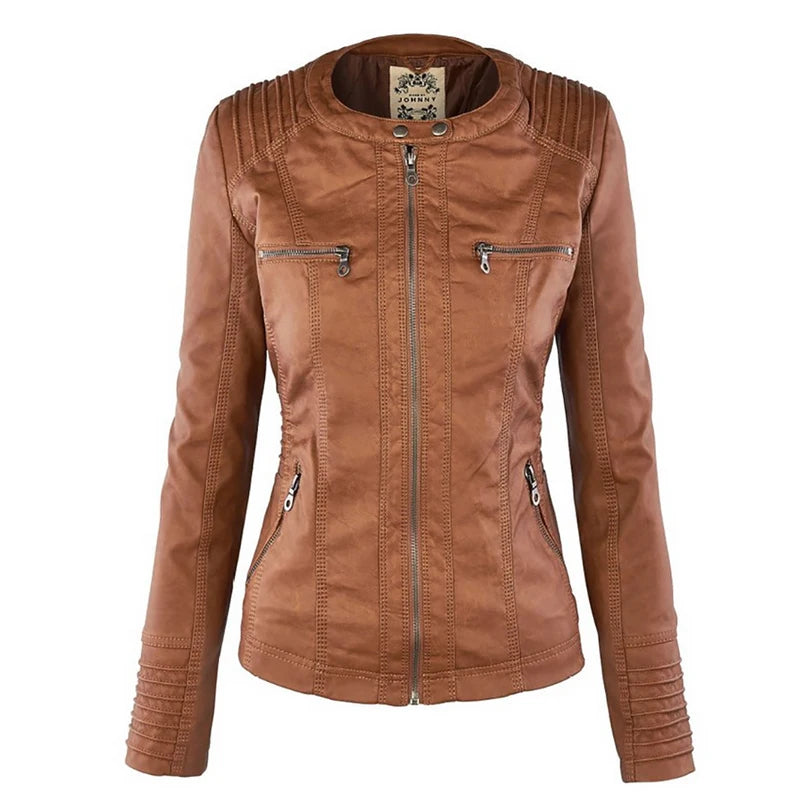 Winter Faux Leather Jacket