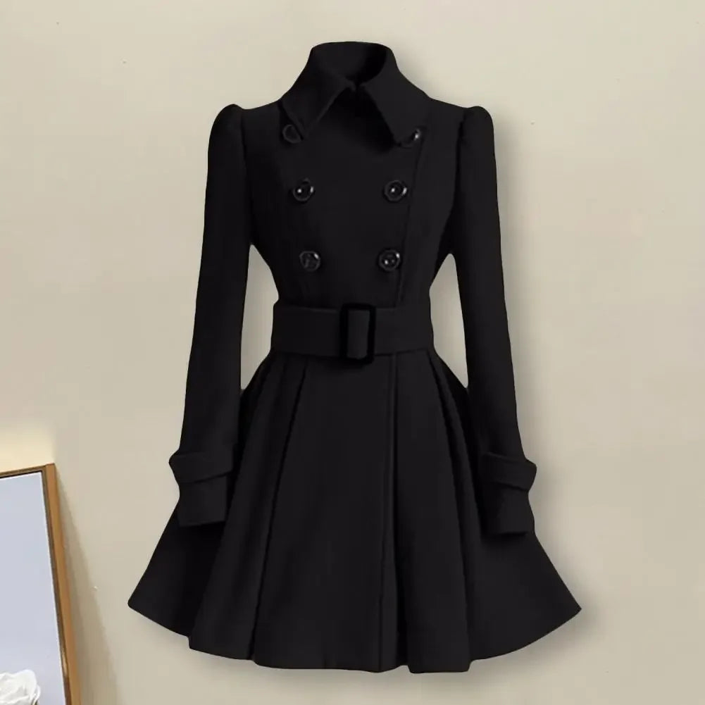 Elegant Winter Belted Coat