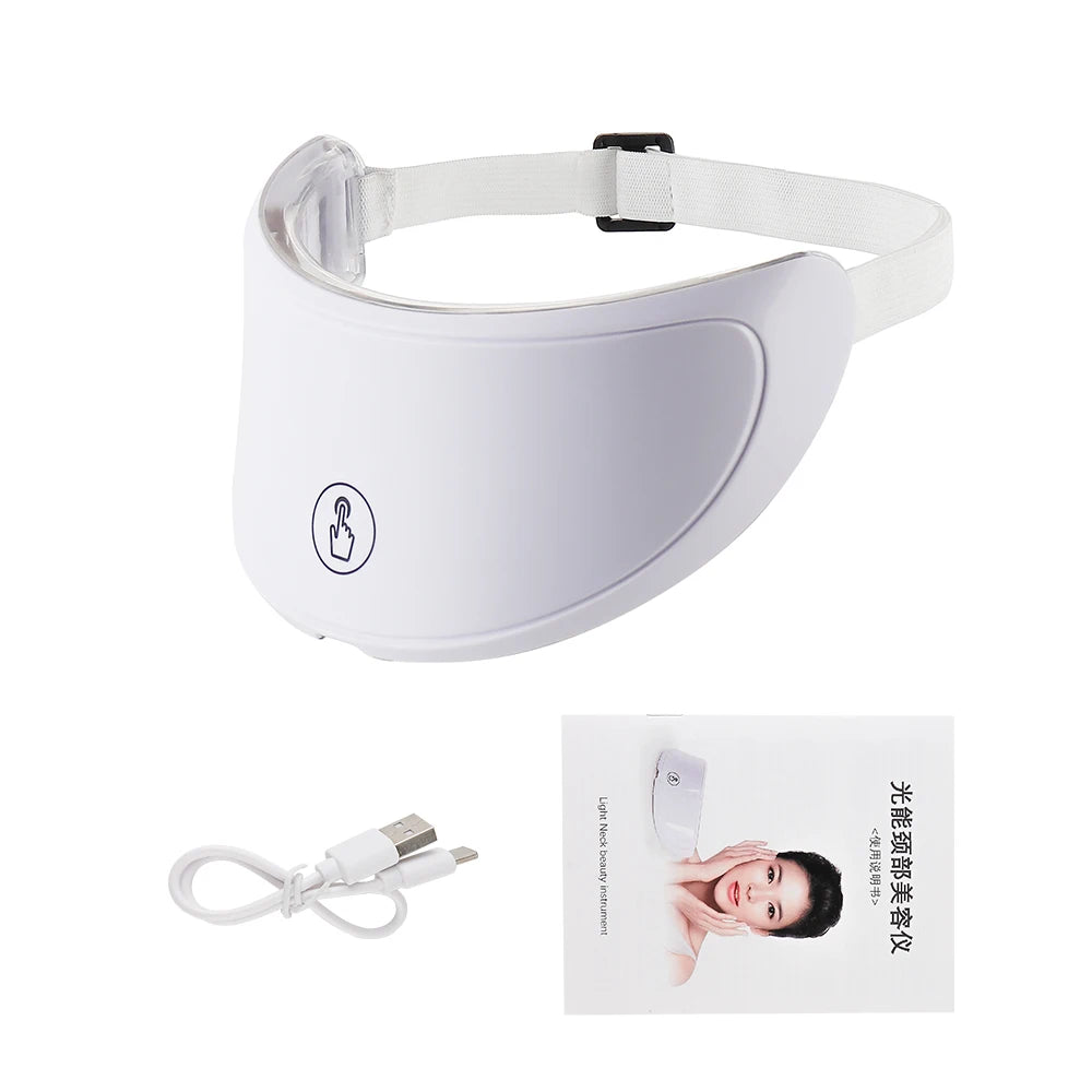 Home Facial Neck LED Photon Skin Rejuvenation Therapy Masks