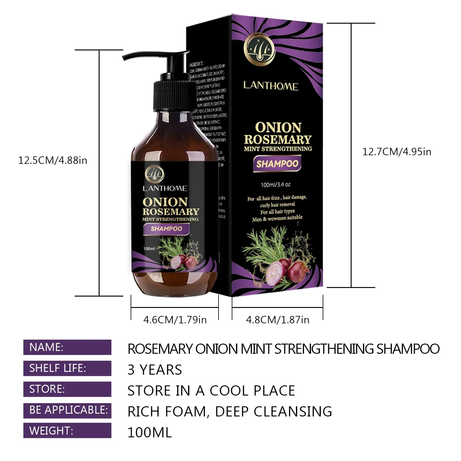 Rosemary Onion Hair Growth Shampoo