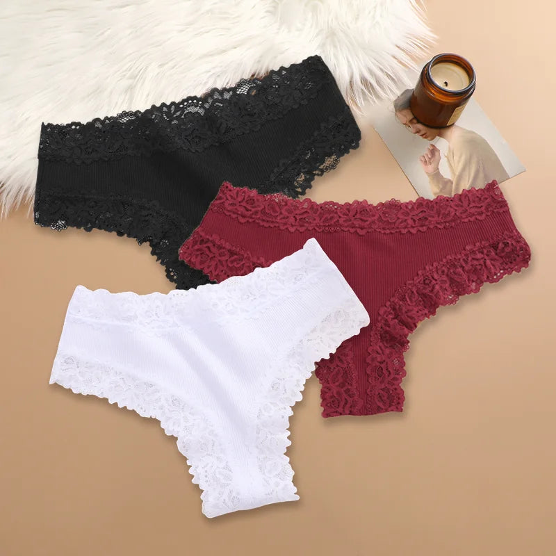 Floral Lace Comfort Briefs