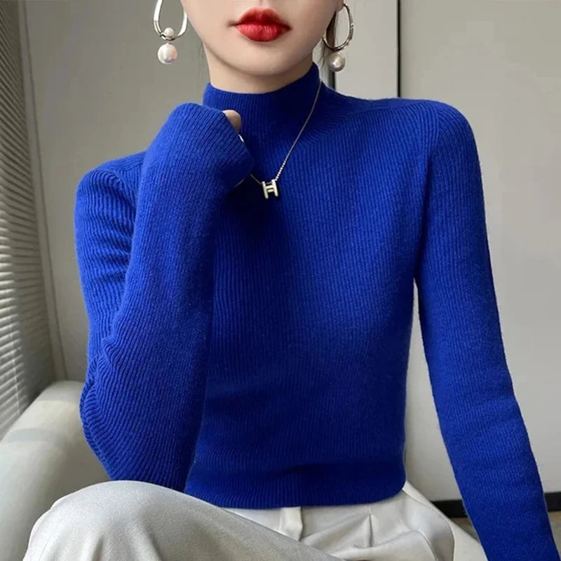 Knit Half Turtleneck Sweater