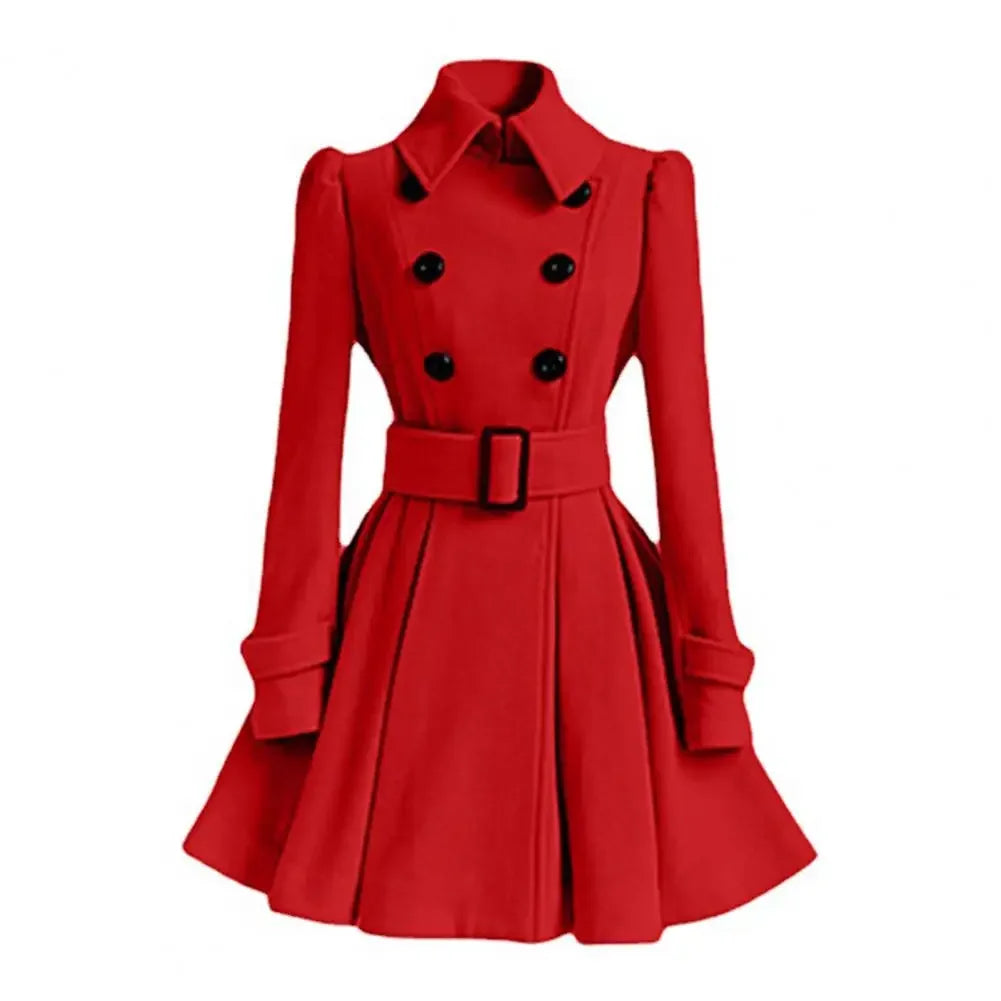 Elegant Winter Belted Coat