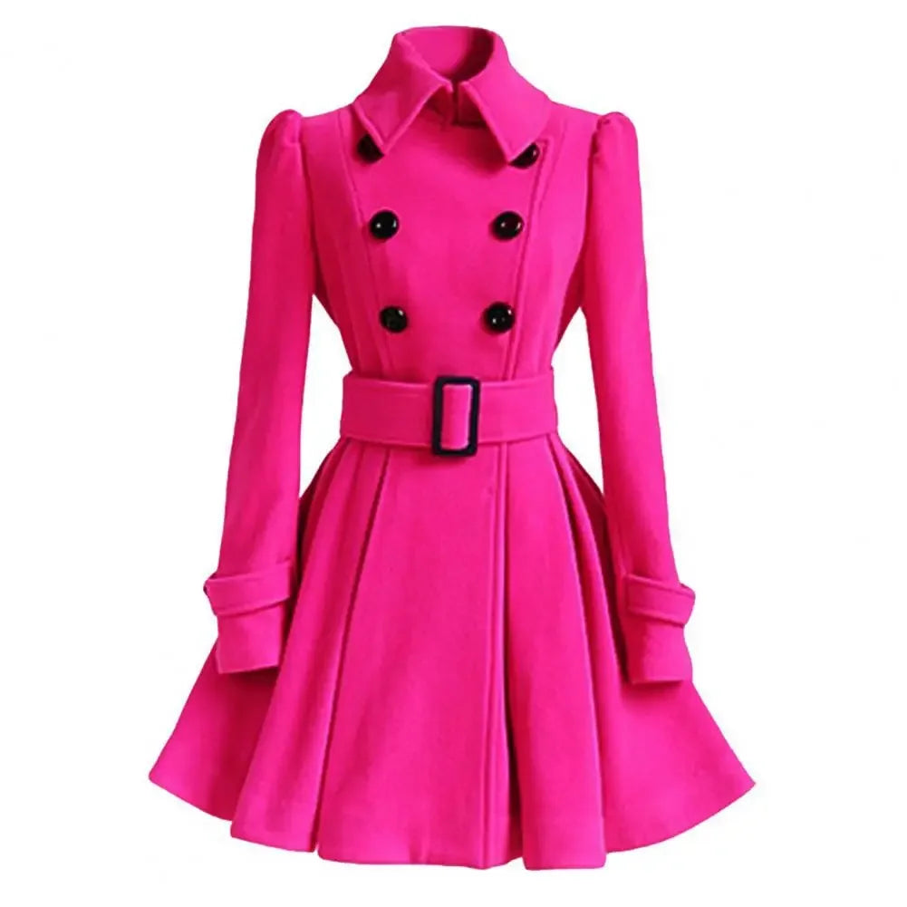 Elegant Winter Belted Coat