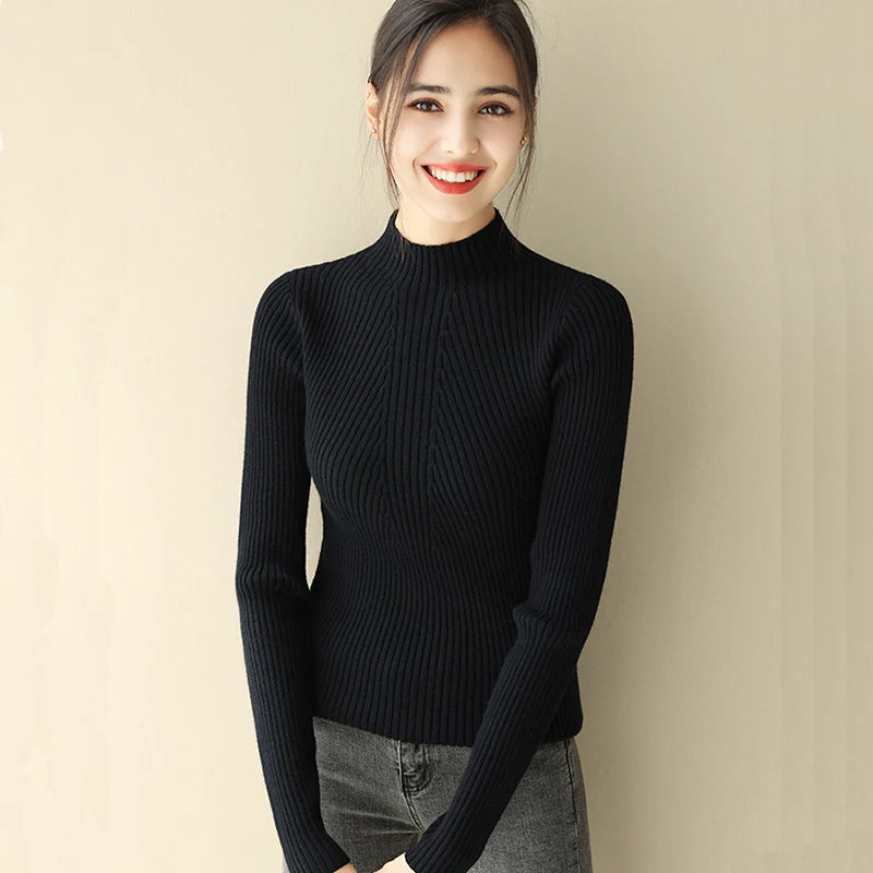 Comfy Slim Turtleneck Sweater