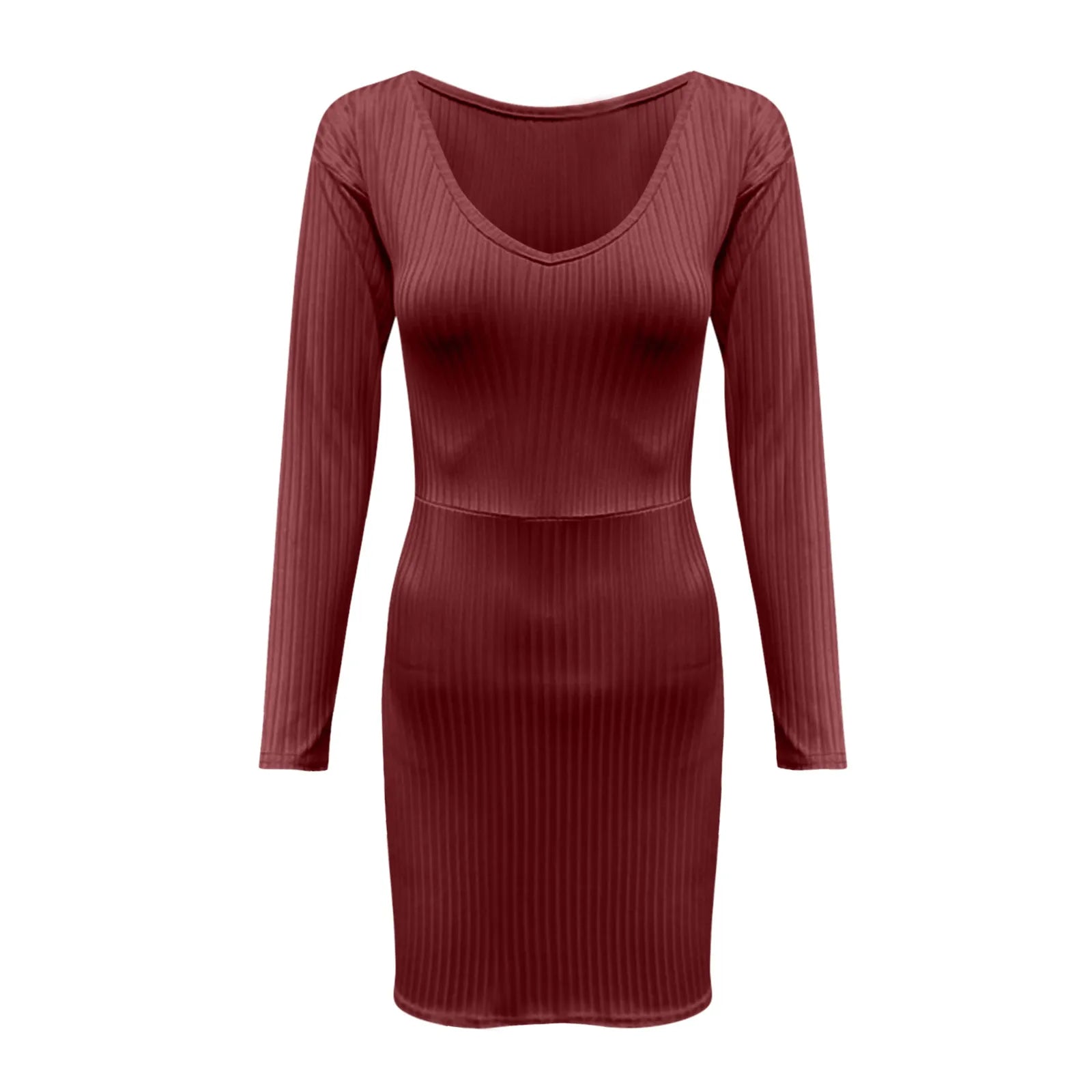 Chic Autumn Bodycon Dress