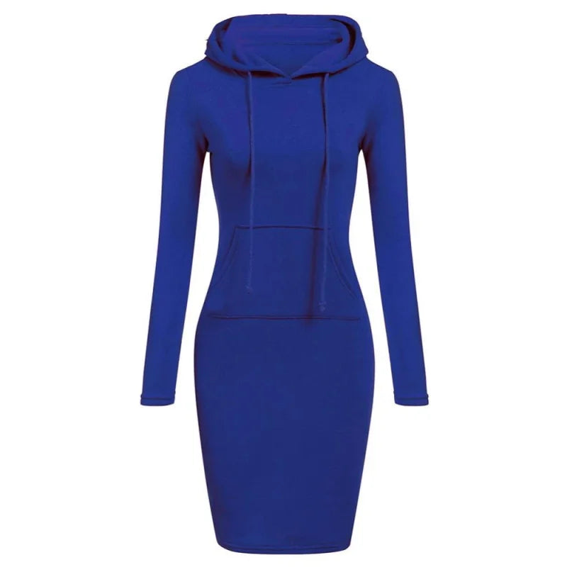 Chic Hooded Dress for Women