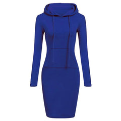 Chic Hooded Dress for Women