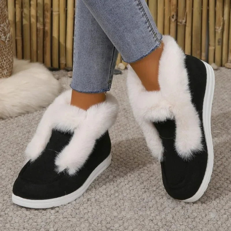 Plush Winter Snow Boots