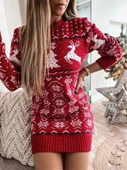 Cozy Christmas Sweater Dress