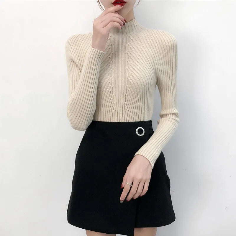 Comfy Slim Turtleneck Sweater