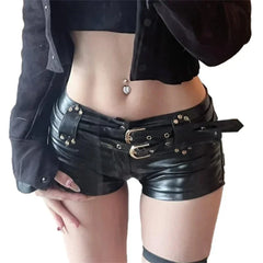 Leather Lift Shorts