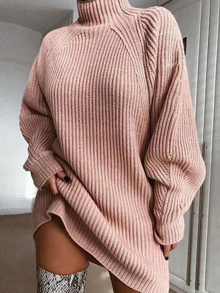 Elegant Winter Sweater Dress