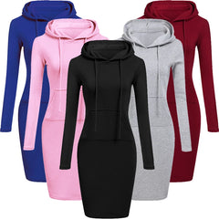 Chic Hooded Dress for Women