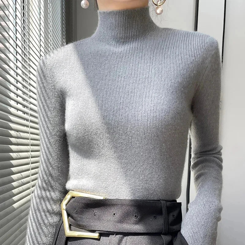 Knit Half Turtleneck Sweater