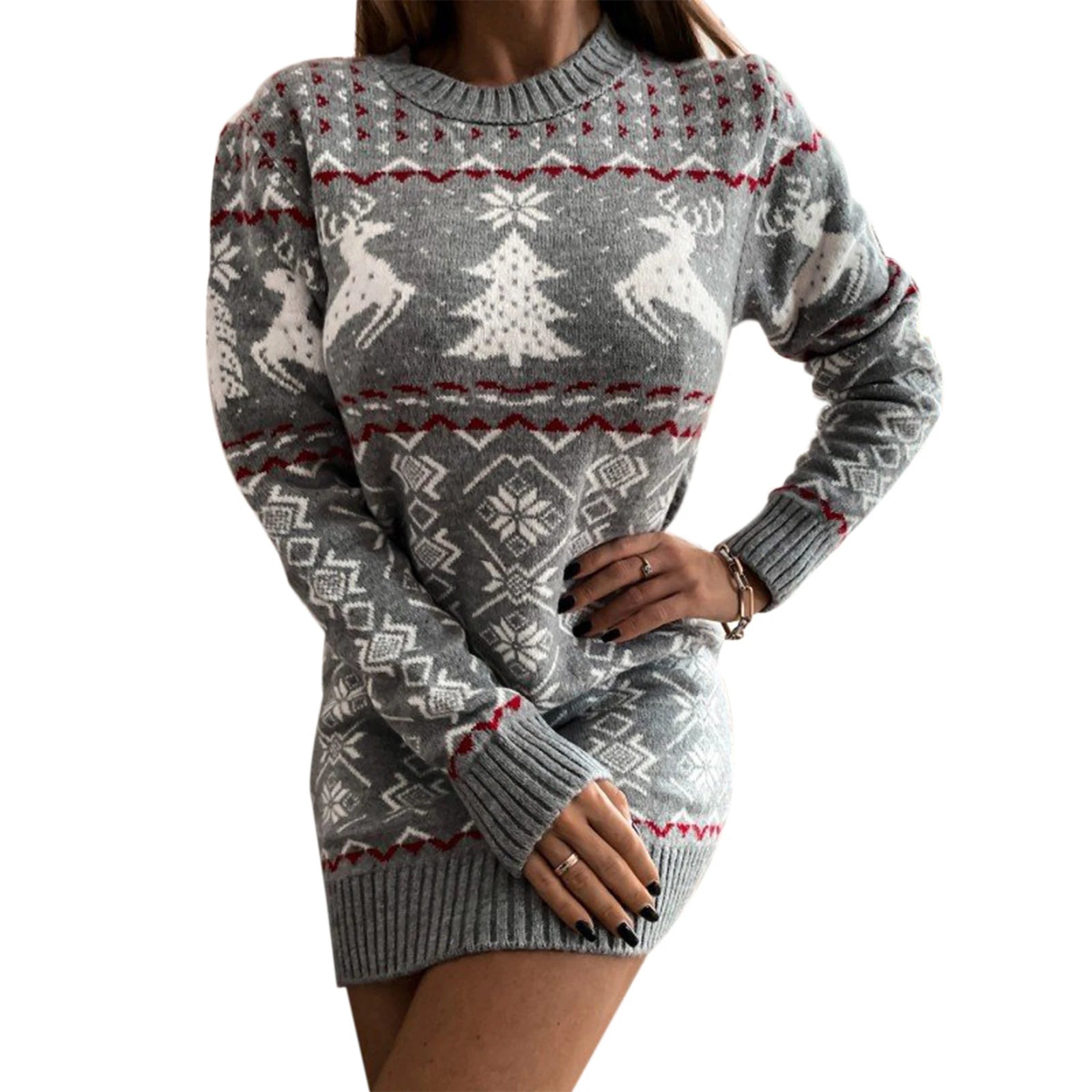 Cozy Christmas Sweater Dress