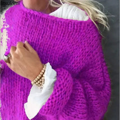 Cozy Mohair Lantern Sweater