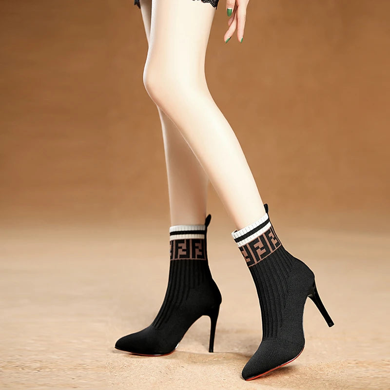 Chic Pointed Toe Ankle Boots