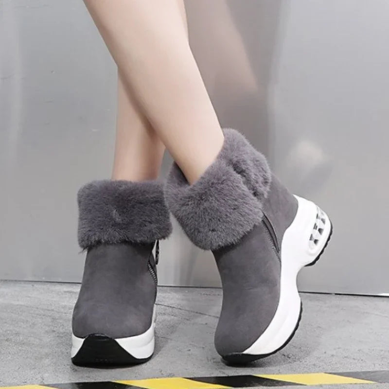 Plush Winter Platform Boots