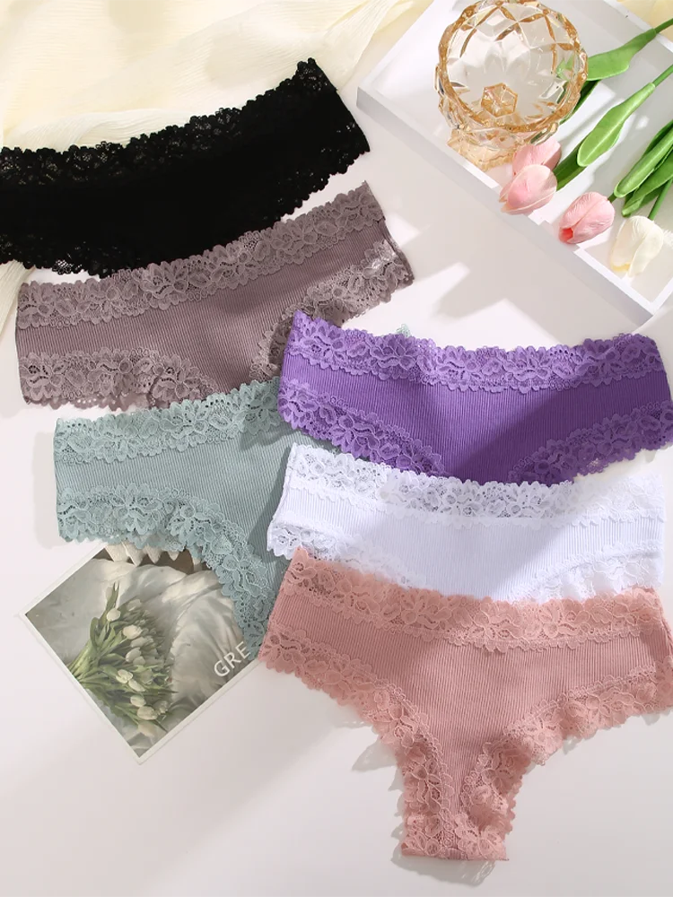 Floral Lace Comfort Briefs