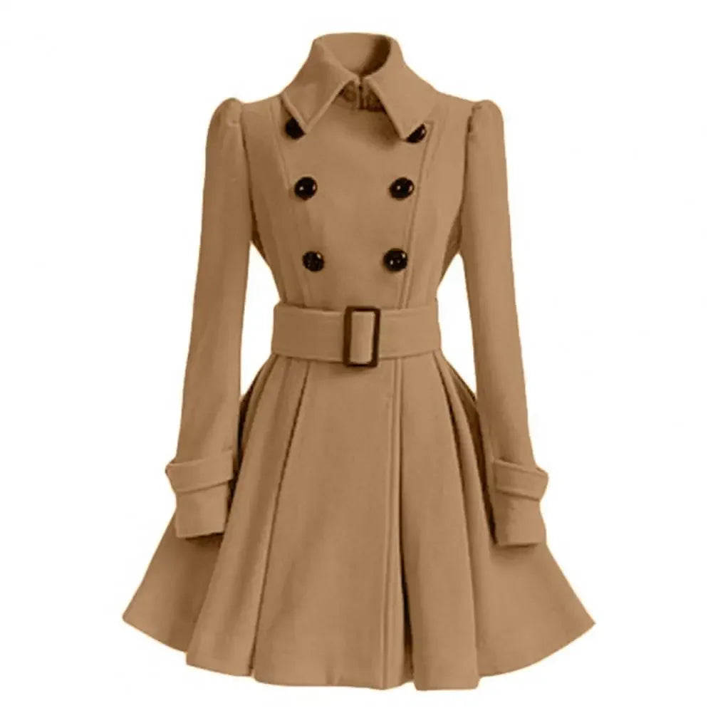 Elegant Winter Belted Coat